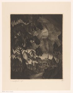 Gewitter von Lodewijk Schelfhout (signed by artist)