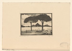 Zwei Bäume von Lodewijk Schelfhout (signed by artist)
