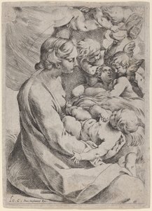 Madonna mit Kind und Engeln