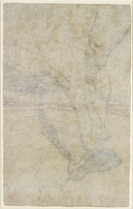 Studien von zwei Beinpaaren, ca. 1575-1615 von Lodovico Carracci