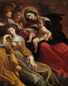 Der Traum der Heiligen Katharina von Alexandria, ca. 1593