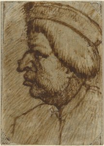 Profil eines Mannes von Lombard 16th Century