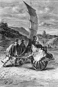 Illustration für Jules Verne „Die Leiden eines Chinesen in China“