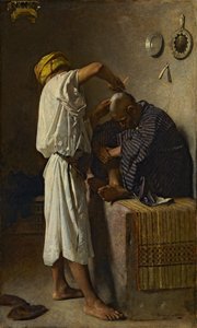 Ein orientalischer Friseursalon