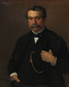 Porträt eines Mannes, 1868 von Léon Bonnat
