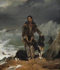 Eine Frau aus dem Land der Eskimos, 1826 von Léon Cogniet