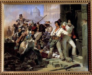 Episode der Revolution von 1830 in Paris
