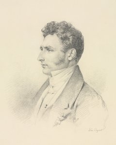 Porträt eines Gentlemans von Léon Cogniet
