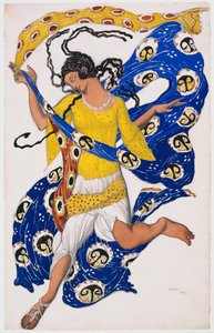 Der Schmetterling (Kostümentwurf für Anna Pavlova) von Léon Nikolaievitch Bakst