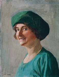 Selbstporträt von Lore Scheid