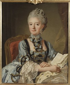 Porträt von Luise Ulrike von Preußen (1720-1782), Königin von Schweden von Lorens the Younger Pasch