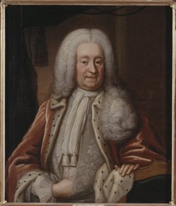 Porträt von Graf Carl Gyllenborg von Lorentz the elder Pasch