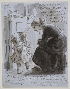 Bébé zu Hause von Lorenz Frølich