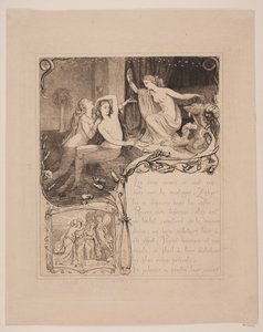 Illustration Nr. 7 zu "L`Amour et Psyché" von Lorenz Frølich