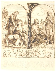 Regnar Lodbrogs Heiratsantrag von Lorenz Frølich