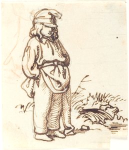 Stehender Junge