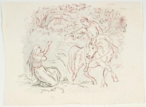 Entwurf zur Tochter des Sumpfkönigs von Lorenz Frølich