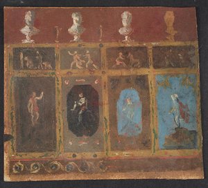 Wanddekorationen für Valhøj 1838/1839