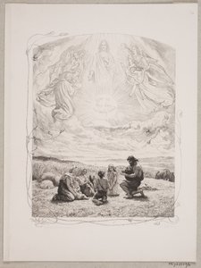 Illustration zu "Das Vaterunser" von Lorenz Frølich