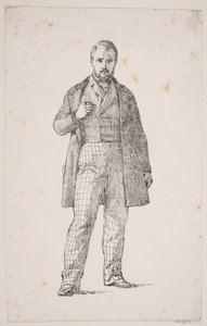 Selbstporträt von L. Frølich von Lorenz Frølich