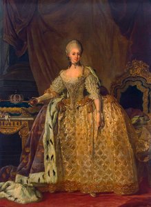 Porträt von Sophia Magdalena von Brandenburg-Kulmbach von Lorenz Pasch the Younger
