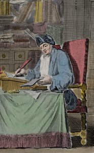 Porträt von Hercules Savinien Cyrano dit Cyrano de Bergerac, französischer Schriftsteller