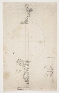 Opsats in Form eines montierten Straußeneis von Lorenz Spengler