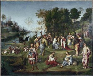 Allegorie der Liebe oder Allegorie des Hofes von Isabella d