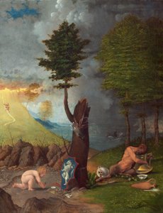 Allegorie von Tugend und Laster von Lorenzo Lotto