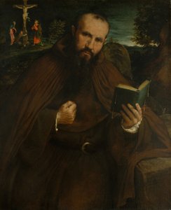 Bruder Gregorio Belo von Vicenza, 1547 von Lorenzo Lotto