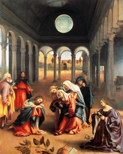 Christus nimmt Abschied von seiner Mutter