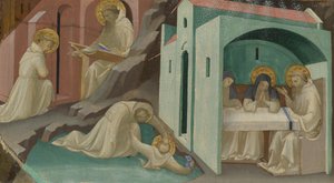 Ereignisse im Leben des Heiligen Benedikt, 1408 von Lorenzo Monaco