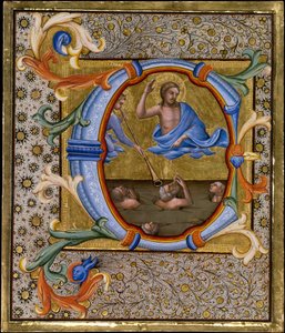 Jüngstes Gericht in einer Initiale C, ca. 1406-7 von Lorenzo Monaco