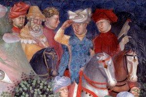 Die Predigt von Johannes dem Täufer an die Menschenmengen (Detail)