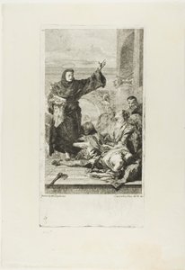 Das Wunder des Heiligen Antonius von Padua von Lorenzo Tiepolo
