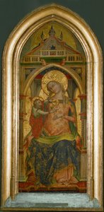 Madonna mit Kind, Goldgrund