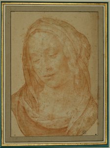 Porträt einer Frau mit Schleier von Lorenzo di Credi