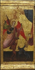 Der heilige Laurentius bittet für die Seele von Kaiser Heinrich II. Szenen aus dem Leben des heiligen Laurentius, Predella