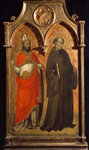 Der heilige Nikolaus von Bari und der heilige Franziskus von Assisi von Lorenzo di Niccolo Gerini