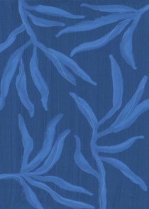 Tiefblaue Botanicals von Lori Ann Folz