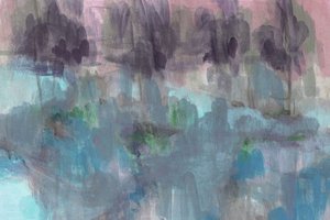 Träumerische Abstrakte Landschaft