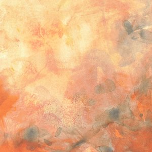 Goldener Pfirsich-Aquarellfluss