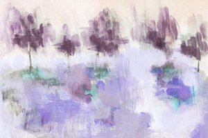 Gelassene violette Landschaft von Lori Ann Folz