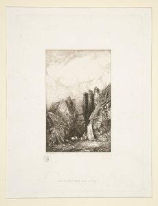 Dorf von Louis Adolphe Hervier