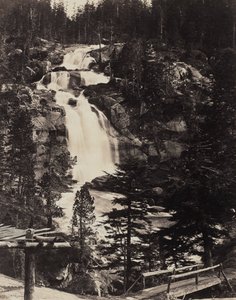 Großer oberer Wasserfall, Hochalpen, um 1862