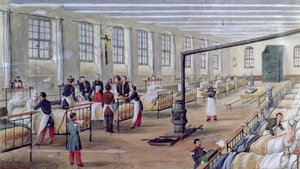 Militärkrankenhaus Val-de-Grâce in Paris, 1854