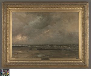 Meereslandschaft bei De Panne von Louis Artan de Saint Martin