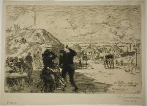 Ein Montag, Eintritt in Pré-Saint-Gervais