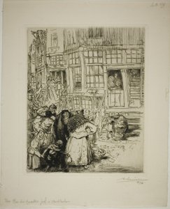 Eine Straße im jüdischen Viertel, Amsterdam