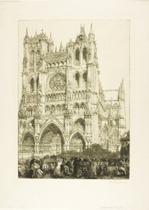 Kathedrale von Amiens von Louis Auguste Lepère